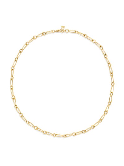 Temple St Clair Classic 18k Gold Small River Chain Necklace