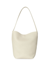 The Row Women's Small N/s Park Leather Tote In Ivory