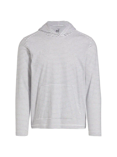 Saks Fifth Avenue Slim-fit Cotton Stripe Hoodie In Coconut