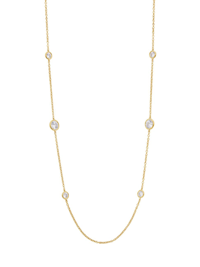 Adriana Orsini Women's Elevate 18k-gold-plated & Cubic Zirconia Station Necklace