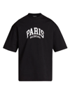 BALENCIAGA MEN'S CITY PARIS LOGO T-SHIRT