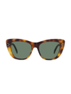 Celine Cl 40199i 53n Cat Eye Polarized Sunglasses In Green