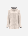 Herno Reversible A-shape In Nylon Ultralight In Chantilly