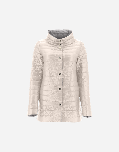 Herno Reversible A-shape In Nylon Ultralight In Chantilly