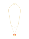 JOANNA LAURA CONSTANTINE WAVES DOUBLE-CHAIN NECKLACE