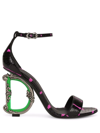 DOLCE & GABBANA KEIRA 105MM SANDALS