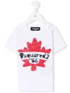 Dsquared2 Logo-print Cotton T-shirt In White