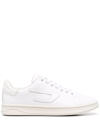 Diesel Debossed-logo Low Top Sneakers In White