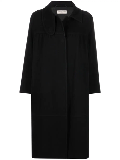 Pre-owned Dries Van Noten 1990s Single-breasted Coat In Black