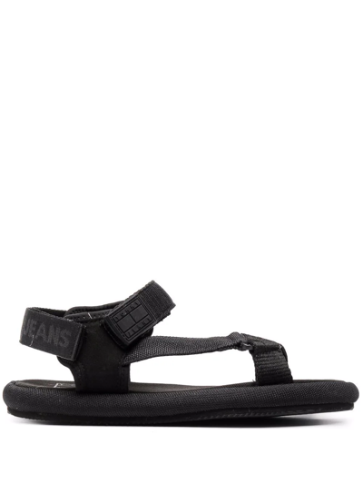 Tommy Jeans Essential Sporty Open-toe Sandals In Black