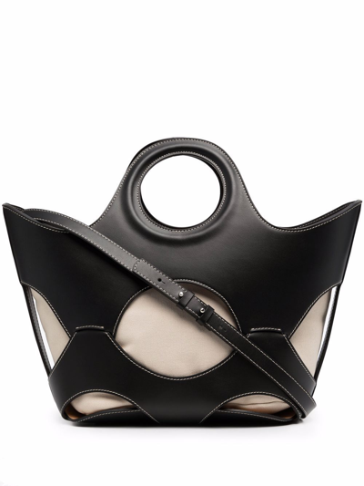 Hereu Onada Cut-out Tote Bag In Black