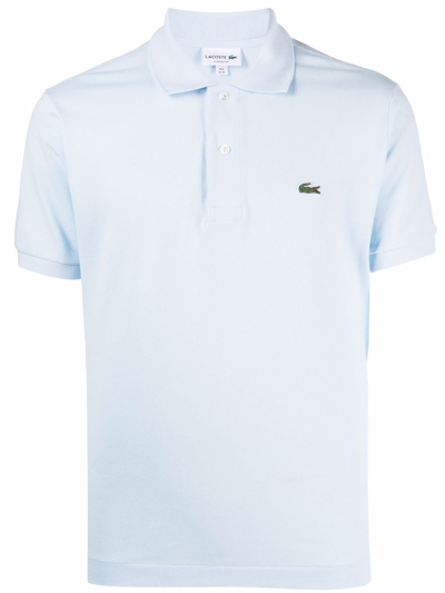 Lacoste Mens Light Blue Cotton Polo Shirt