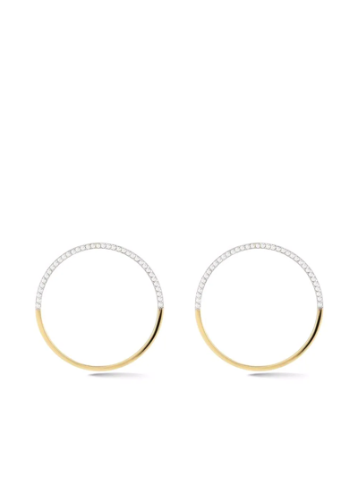 Mateo 14kt Yellow Gold Large Halfmoon Earrings