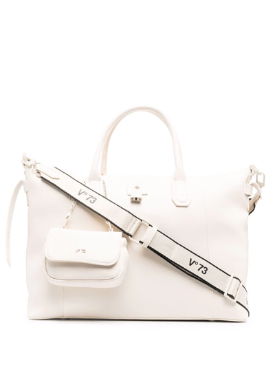 V-73 Large Mariel Tote Bag In Neutrals