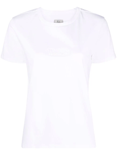 Woolrich Debossed-logo T-shirt In White