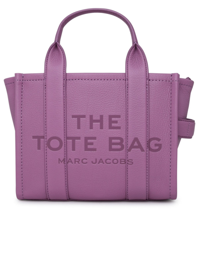 Marc Jacobs Borsa The Mini Tote Pelle Fucs In Purple
