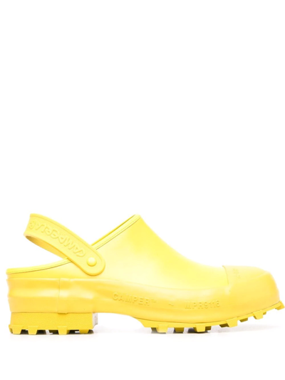 Camperlab Yellow Traktori Slip-on Loafers In Gelb