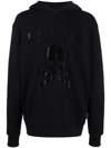 PHILIPP PLEIN CRYSTAL SKULL PULLOVER HOODIE