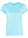 Polo Ralph Lauren Polo Pony-embroidered Round-neck T-shirt In Blau