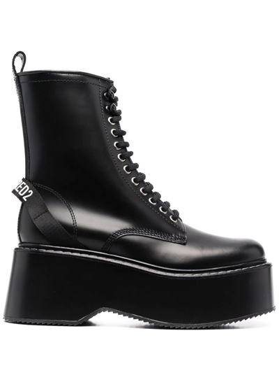 Dsquared2 Black Ankle Boots