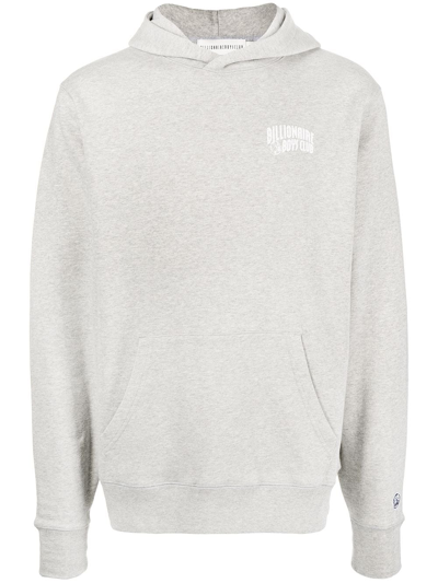 Billionaire Boys Club Logo-print Pullover Hoodie In Grey