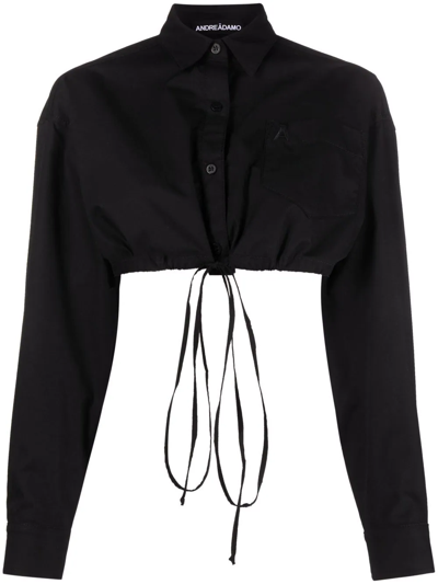 ANDREÄDAMO CROPPED COTTON SHIRT