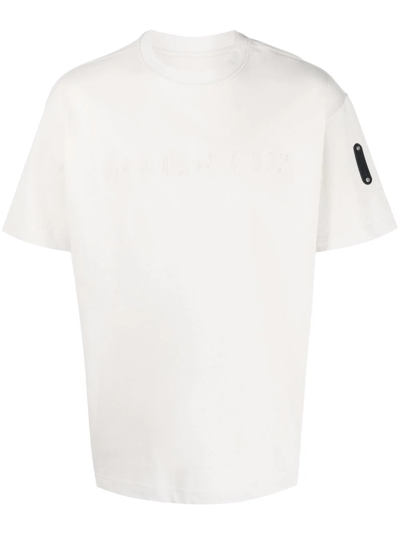 A-cold-wall* Logo Crew-neck T-shirt In Cream