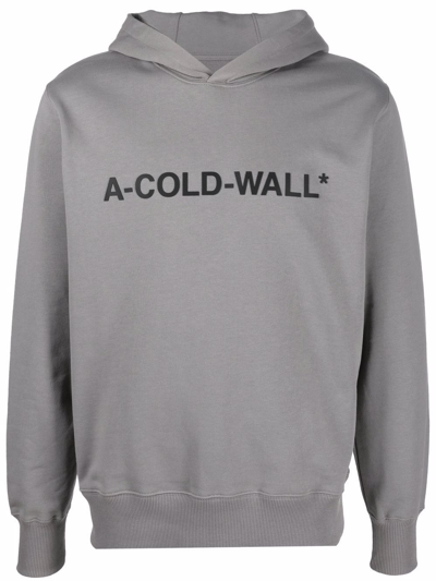 A-cold-wall* Grey Essential Logo Hoodie