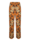 Nanushka Yareli Printed Viscose Flared Pants In Multi