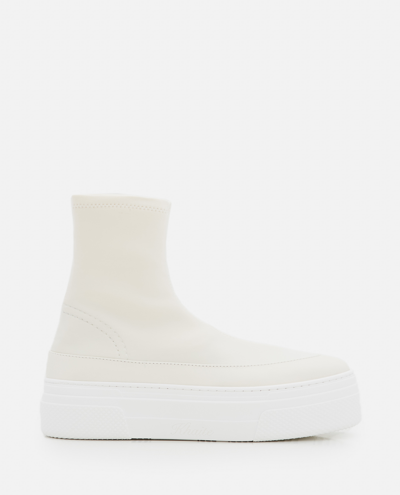 Khaite Ludlow Nylon High-top Trainers In White