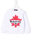 Dsquared2 Logo-print Sweatshirt In White