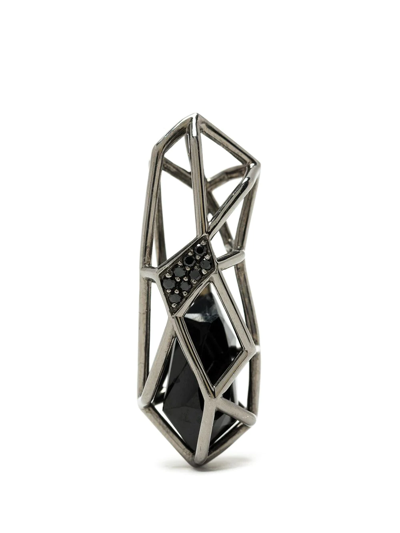 Amir Slama X Julio Okubo Geometric Charm In Black