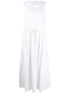 MM6 MAISON MARGIELA CONTRAST-STITCH MAXI DRESS