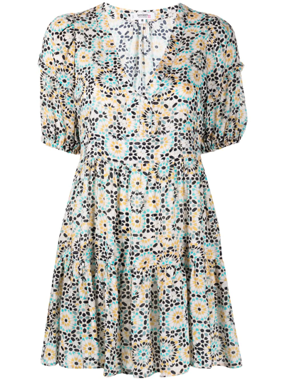 LEMLEM TELEM GRAPHIC-PRINT MINIDRESS