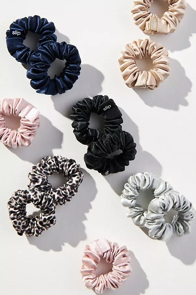 Slip Silk Mini Scrunchies Set In Assorted