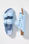 Birkenstock Arizona Big Buckle Leather Sandals In Blue