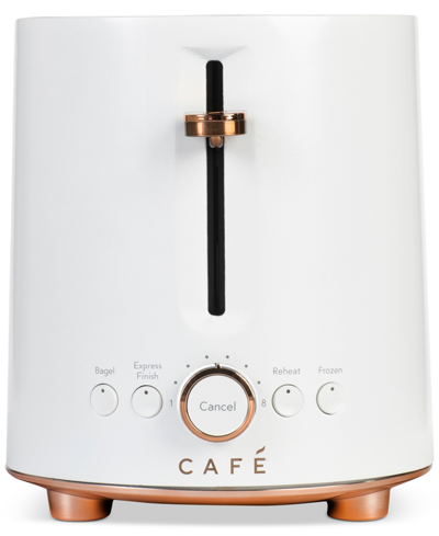 Cafe Express 2-slice Toaster In Matte White