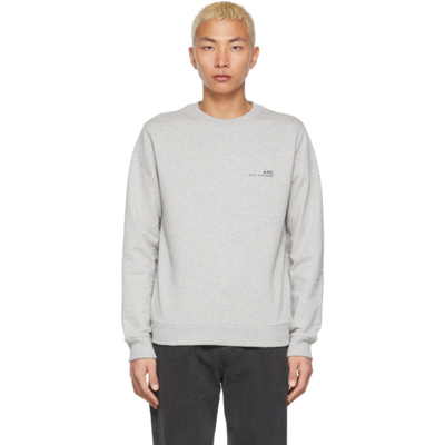 A.p.c. Grey Item Sweatshirt