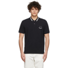 Ps By Paul Smith Cotton Happy Logo Polo Shirt In 79 Blacks