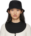MAISON MICHEL BLACK JASON BUCKET HAT