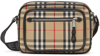 BURBERRY BEIGE VINTAGE CHECK CROSSBODY BAG