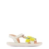 Camper Twins Floral Open Toe Sandals In White