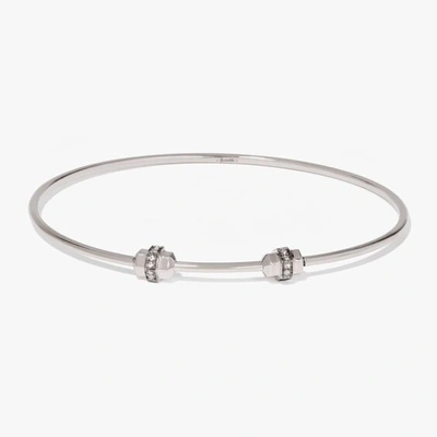 Annoushka White Gold And Sapphire Mythology Charm Bangle (medium/large)