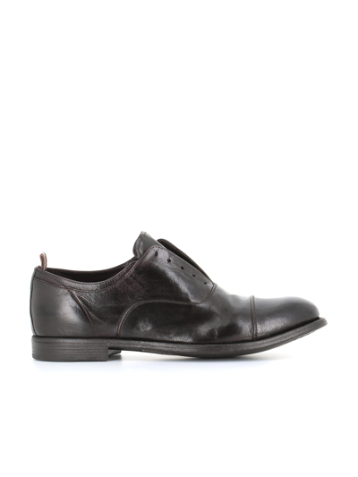 Officine Creative Chronicle 001 Leather Derby Shoes In Ebony