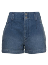 Isabel Marant Étoile Tihiana Isabel Marant Etoile Shorts In Washed Denim In Blu
