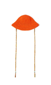 Alanui Bucket Crochet Hat In Orange