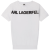 KARL LAGERFELD T-SHIRT DRESS WITH PRINT
