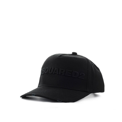 Dsquared2 men's baseball cap in cotton Black