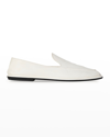 THE ROW CANAL LEATHER SLIP-ON LOAFERS