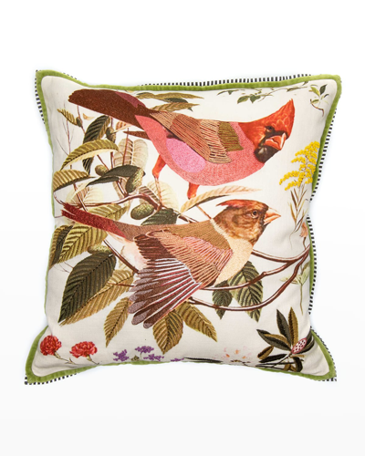 Mackenzie-childs Bird Watchers Pillow